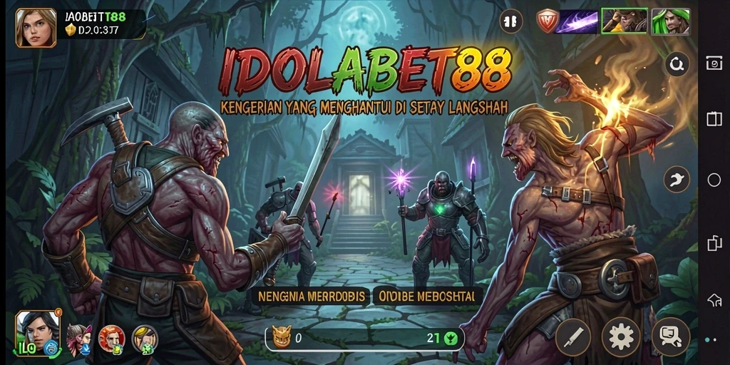 Screenshot menampilkan gameplay menakutkan dari IDOLABET88.