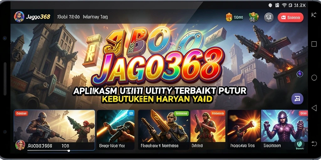 Tampilan antarmuka JAGO368 yang intuitif dan modern.