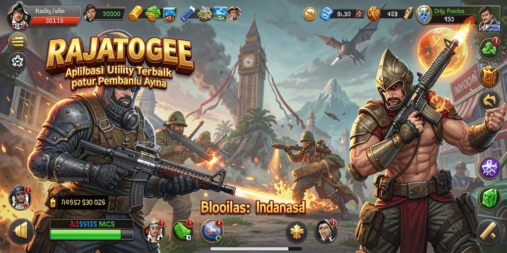 Tampilan utama RAJATOGEL dengan fitur-fitur Utility yang bermanfaat.