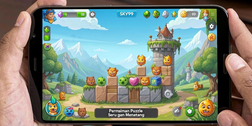 Tampilan gameplay <strong>SKY99</strong> yang menantang dan menarik.