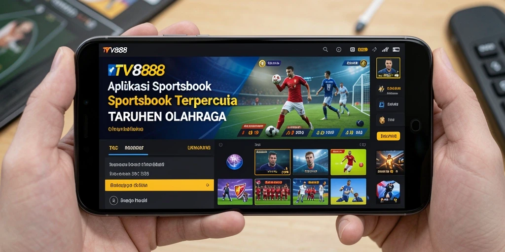 Tampilan gameplay TV888 dengan berbagai pilihan taruhan olahraga.