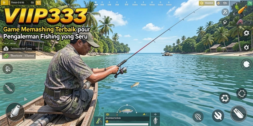 Tangkapan ikan besar dalam gameplay VIP333 menunjukkan aksi memancing yang seru.